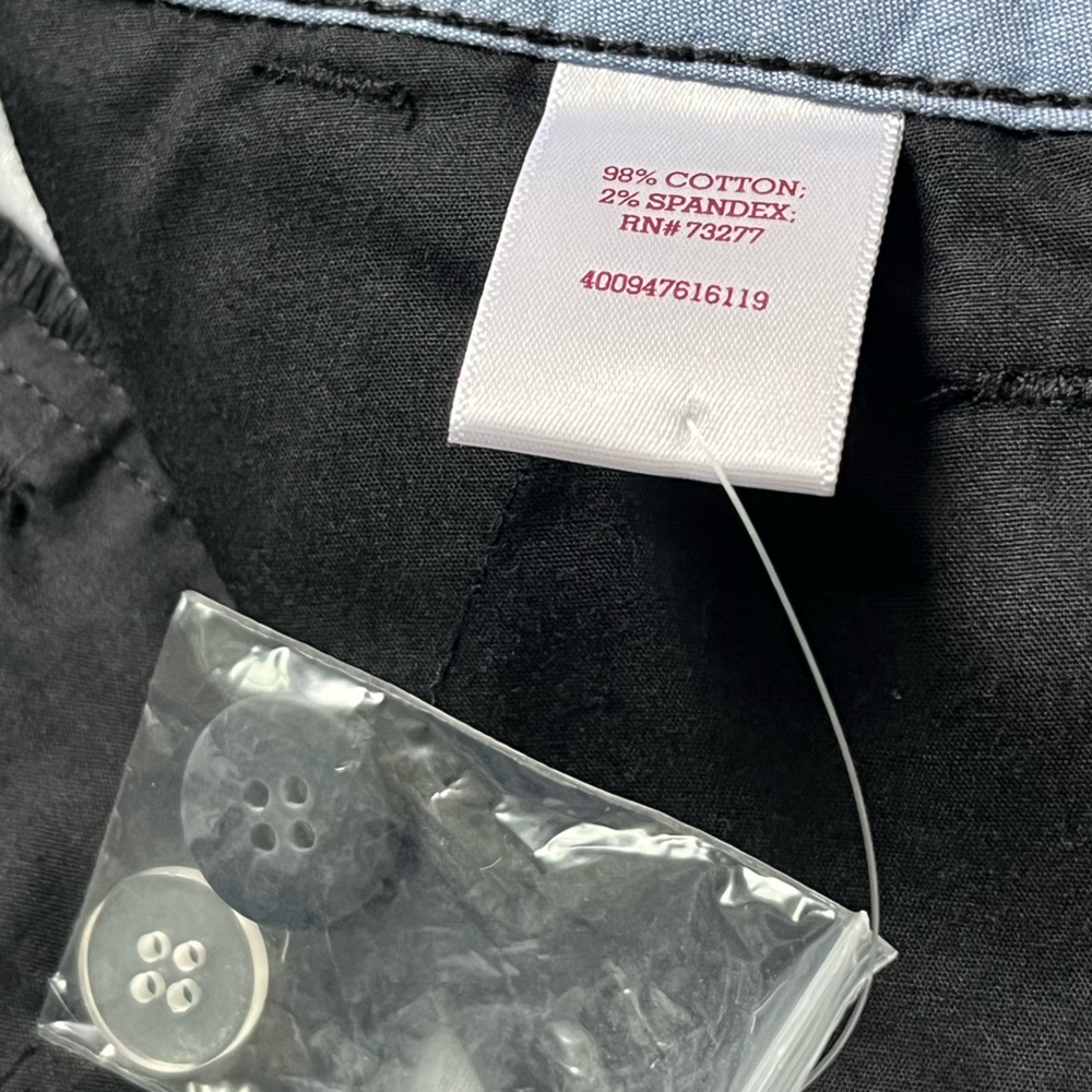 NWT SO Y2K Chino Short Black White Polka Dot Button Tab Jnr Size 11 - Picture 8 of 15